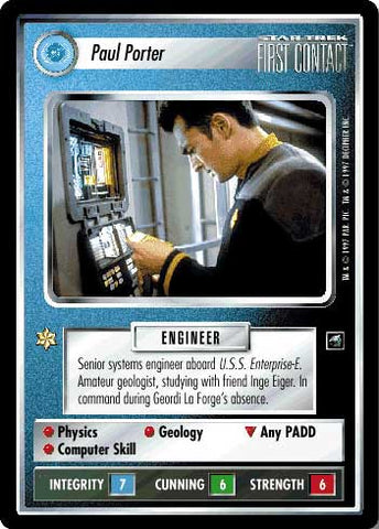 Star Trek CCG | Paul Porter - First Contact | The Nerd Merchant