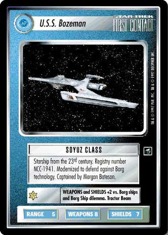 Star Trek CCG | U.S.S. Bozeman - First Contact | The Nerd Merchant