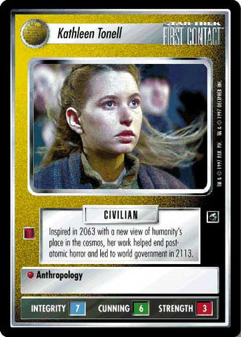 Star Trek CCG | Kathleen Tonell - First Contact | The Nerd Merchant