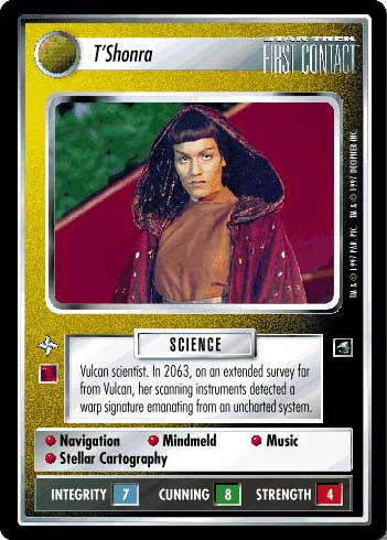 Star Trek CCG | T'Shonra - First Contact | The Nerd Merchant