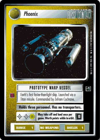 Star Trek CCG | Phoenix - First Contact | The Nerd Merchant