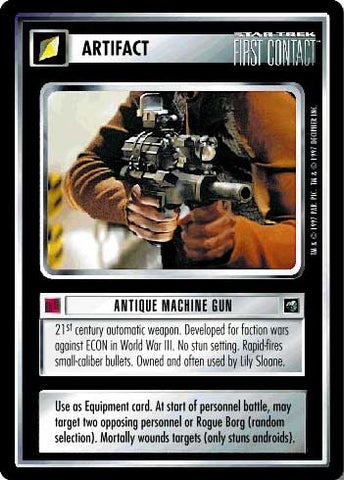 Star Trek CCG | Antique Machine Gun - First Contact | The Nerd Merchant