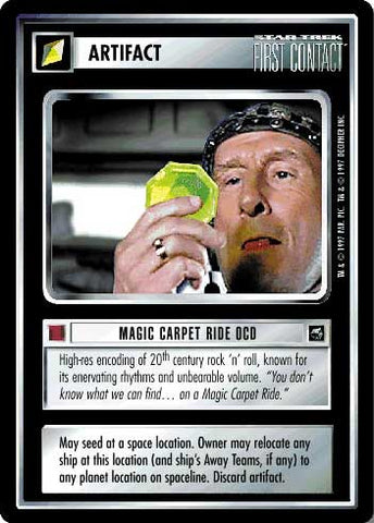 Star Trek CCG | Magic Carpet Ride OCD - First Contact | The Nerd Merchant