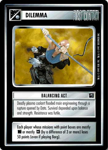 Star Trek CCG | Balancing Act - First Contact | The Nerd Merchant