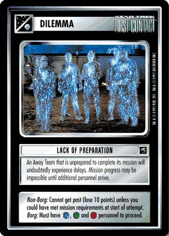Star Trek CCG | Lack of Preparation - First Contact | The Nerd Merchant