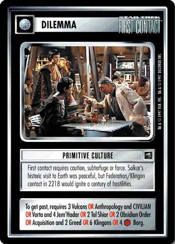 Star Trek CCG | Primitive Culture - First Contact | The Nerd Merchant