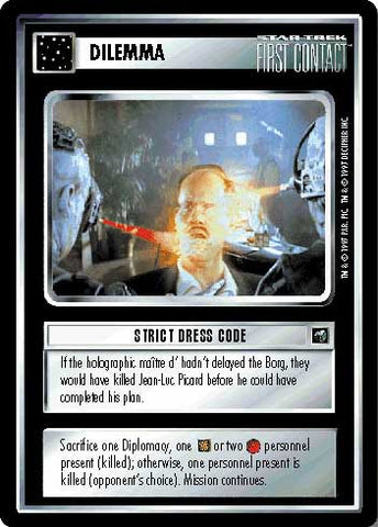 Star Trek CCG | Strict Dress Code - First Contact | The Nerd Merchant