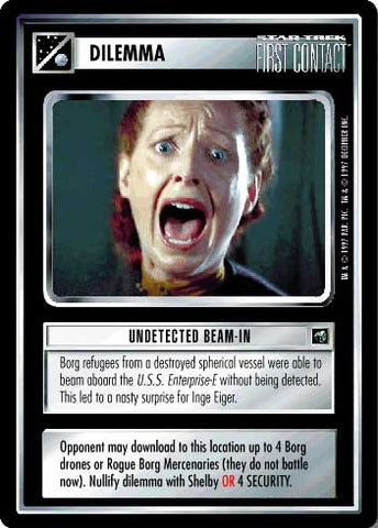 Star Trek CCG | Undetected Beam-In - First Contact | The Nerd Merchant