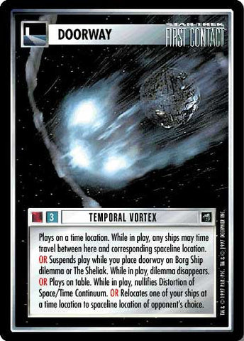 Star Trek CCG | Temporal Vortex - First Contact | The Nerd Merchant