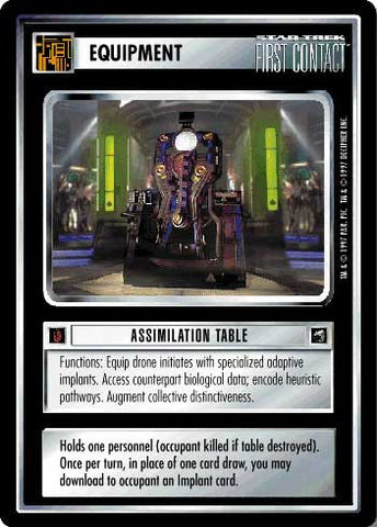 Star Trek CCG | Assimilation Table - First Contact | The Nerd Merchant
