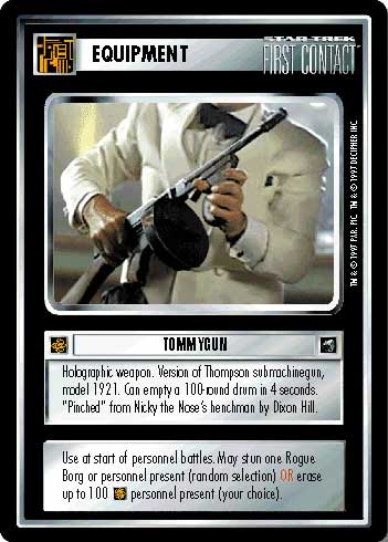 Star Trek CCG | Tommygun - First Contact | The Nerd Merchant