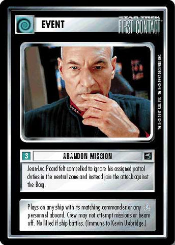 Star Trek CCG | Abandon Mission - First Contact | The Nerd Merchant