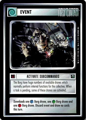 Star Trek CCG | Activate Subcommands - First Contact | The Nerd Merchant