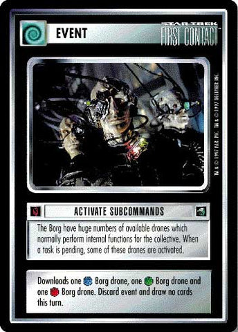 Star Trek CCG | Activate Subcommands - First Contact | The Nerd Merchant