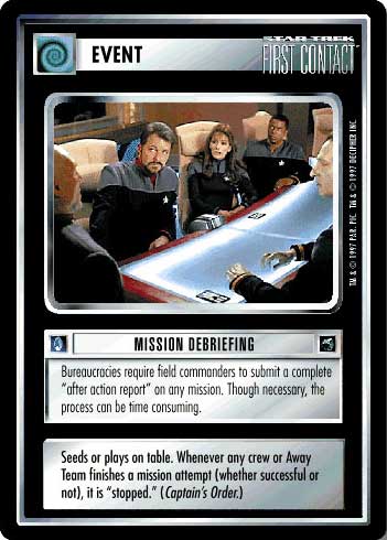 Star Trek CCG | Mission Debriefing - First Contact | The Nerd Merchant
