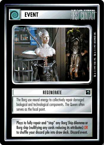 Star Trek CCG | Regenerate - First Contact | The Nerd Merchant