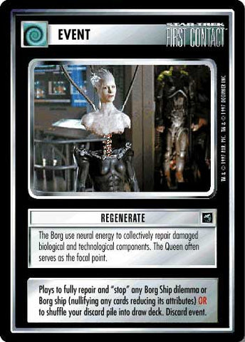 Star Trek CCG | Regenerate - First Contact | The Nerd Merchant