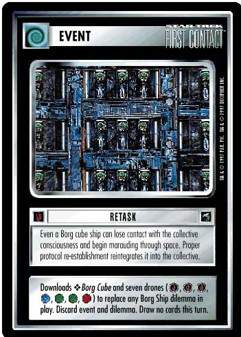 Star Trek CCG | Retask - First Contact | The Nerd Merchant