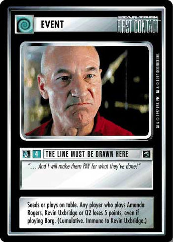 Star Trek CCG | The Line Must Be Drawn Here - First Contact | The Nerd Merchant