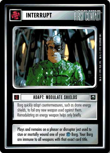 Star Trek CCG | Adapt: Modulate Shields - First Contact | The Nerd Merchant