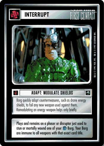 Star Trek CCG | Adapt: Modulate Shields - First Contact | The Nerd Merchant