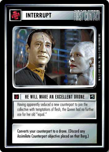 Star Trek CCG | He Will Make an Excellent Drone - First Contact | The Nerd Merchant