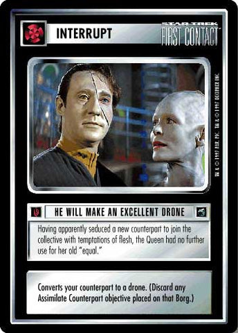 Star Trek CCG | He Will Make an Excellent Drone - First Contact | The Nerd Merchant