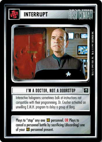 Star Trek CCG | I'm a Doctor, Not a Doorstop - First Contact | The Nerd Merchant