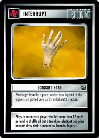 Star Trek CCG | Scorched Hand - First Contact | The Nerd Merchant