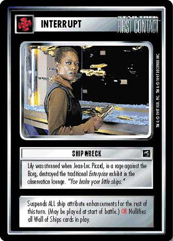 Star Trek CCG | Shipwreck - First Contact | The Nerd Merchant