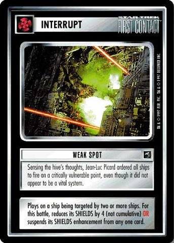 Star Trek CCG | Weak Spot - First Contact | The Nerd Merchant