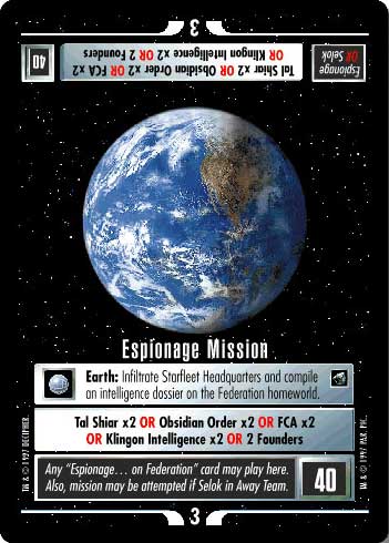 Star Trek CCG | Espionage Mission - First Contact | The Nerd Merchant