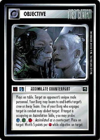 Star Trek CCG | Assimilate Counterpart - First Contact | The Nerd Merchant