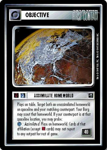 Star Trek CCG | Assimilate Homeworld - First Contact | The Nerd Merchant