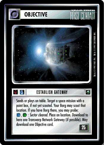 Star Trek CCG | Establish Gateway - First Contact | The Nerd Merchant