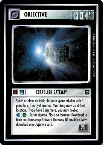 Star Trek CCG | Establish Gateway - First Contact | The Nerd Merchant