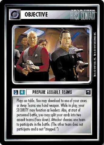 Star Trek CCG | Prepare Assault Teams - First Contact | The Nerd Merchant