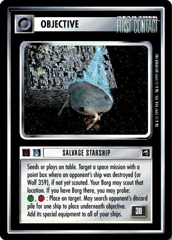 Star Trek CCG | Salvage Starship - First Contact | The Nerd Merchant