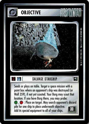 Star Trek CCG | Salvage Starship - First Contact | The Nerd Merchant