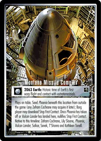 Star Trek CCG | Montana Missile Complex - First Contact | The Nerd Merchant