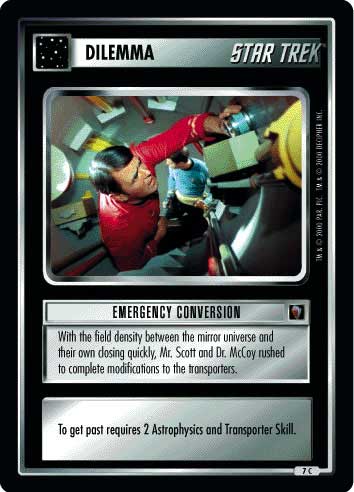 Star Trek CCG | Emergency Conversion - Mirror Mirror | The Nerd Merchant