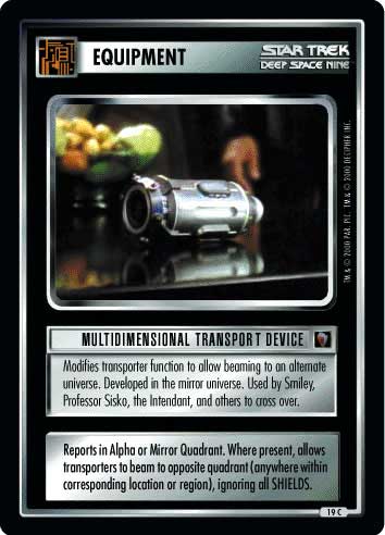 Star Trek CCG | Multidimensional Transport Device - Mirror Mirror | The Nerd Merchant
