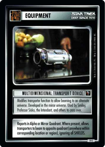Star Trek CCG | Multidimensional Transport Device - Mirror Mirror | The Nerd Merchant