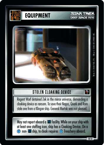 Star Trek CCG | Stolen Cloaking Device - Mirror Mirror | The Nerd Merchant