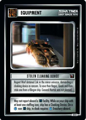 Star Trek CCG | Stolen Cloaking Device - Mirror Mirror | The Nerd Merchant