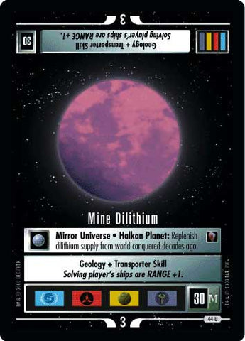 Star Trek CCG | Mine Dilithium - Mirror Mirror | The Nerd Merchant