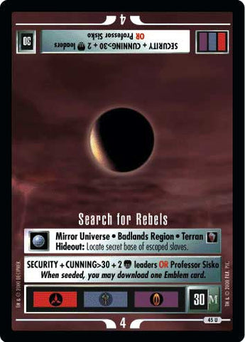Star Trek CCG | Search for Rebels - Mirror Mirror | The Nerd Merchant