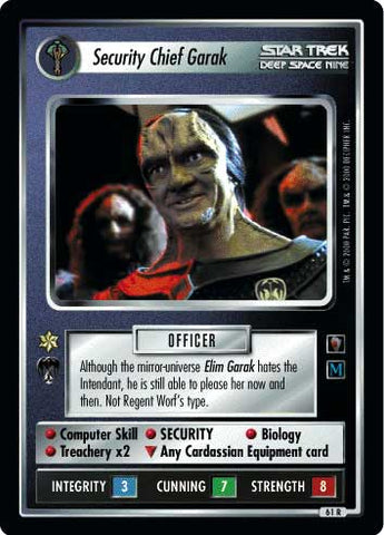Star Trek CCG | Security Chief Garak - Mirror Mirror | The Nerd Merchant