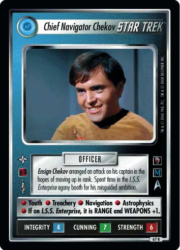 Star Trek CCG | Chief Navigator Chekov - Mirror Mirror | The Nerd Merchant