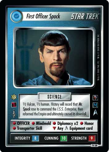 Star Trek CCG | First Officer Spock - Mirror Mirror | The Nerd Merchant